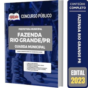 Apostila Concurso Fazenda Rio Grande Pr Guarda Municipal