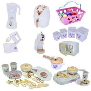 Kit Cozinha Princesa Air Fryer Mercado Fogão Microondas 41Pç