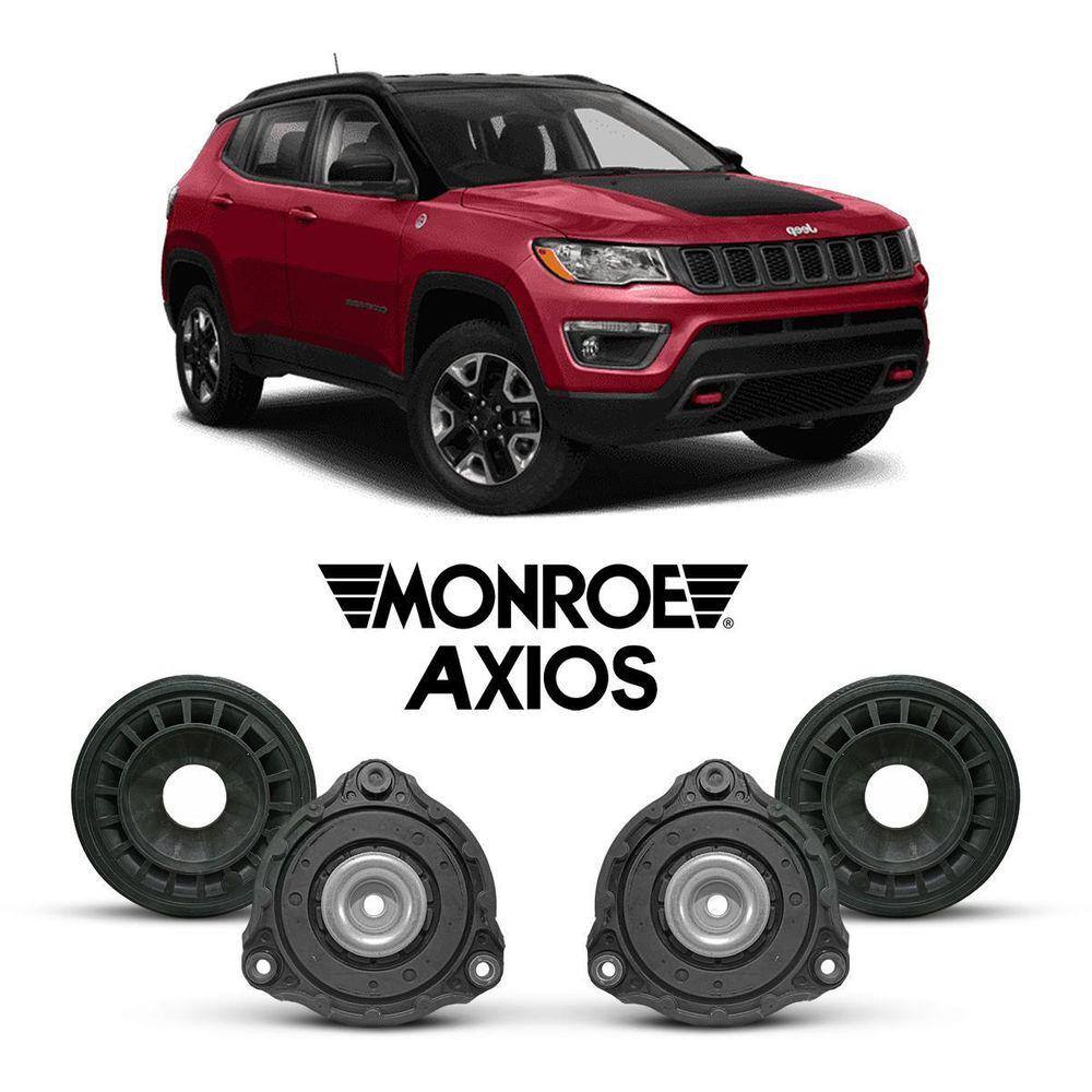 Par Suporte Com Rolamento Dianteiro Jeep Compass 2016 A 2020