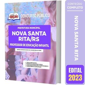 Apostila Nova Santa Rita Rs - Professor Educação Infantil