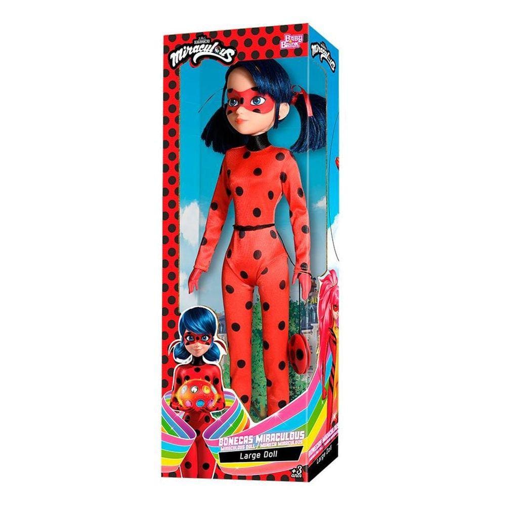 BONECO 55CM CAT NOIR MIRACOULOUS LADYBUG NOVABRINK - Compre Agora