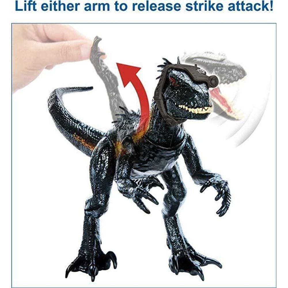 Dinossauro Indoraptor Dino Trackers Jurassic Com Som Mattel