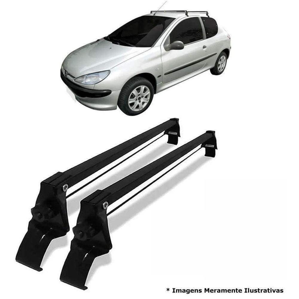 Rack De Teto Bagageiro Peugeot 2 Ptas 206/207