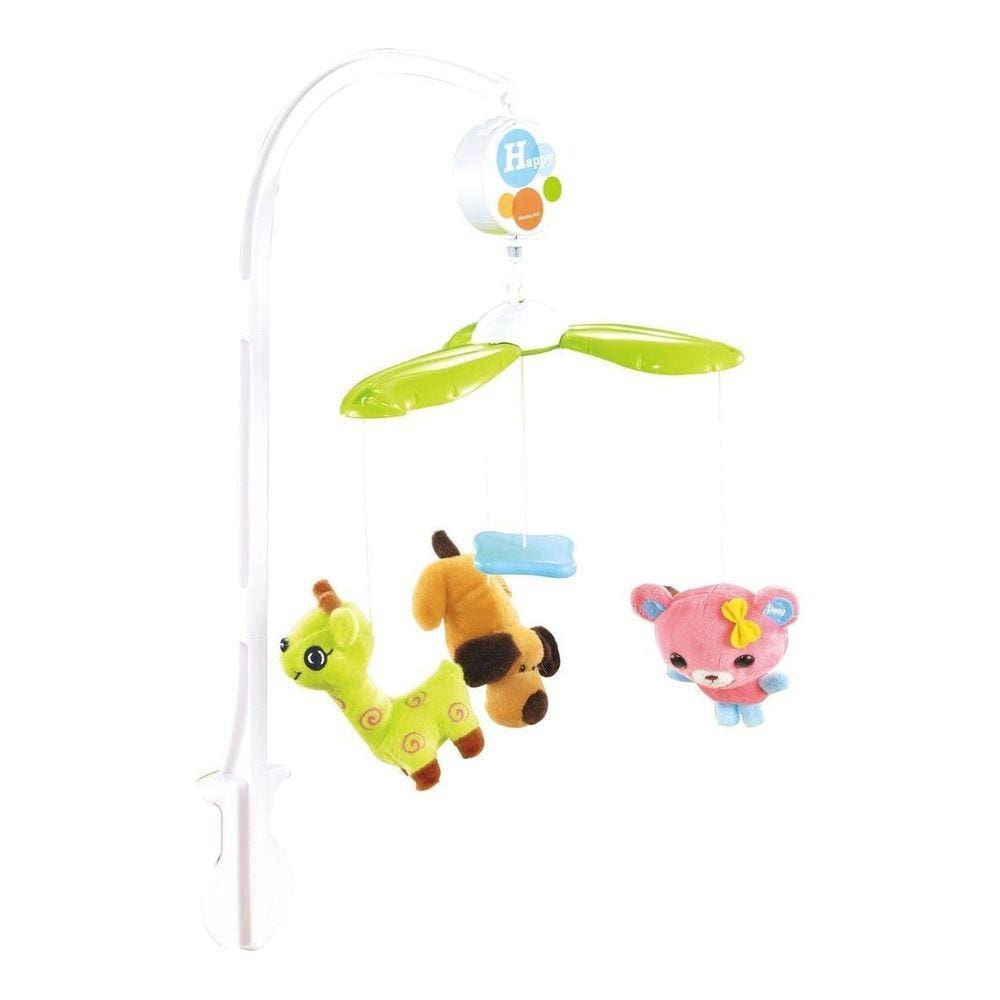 Móbile Musical Eletrônico Giratório Girafinha Baby Style