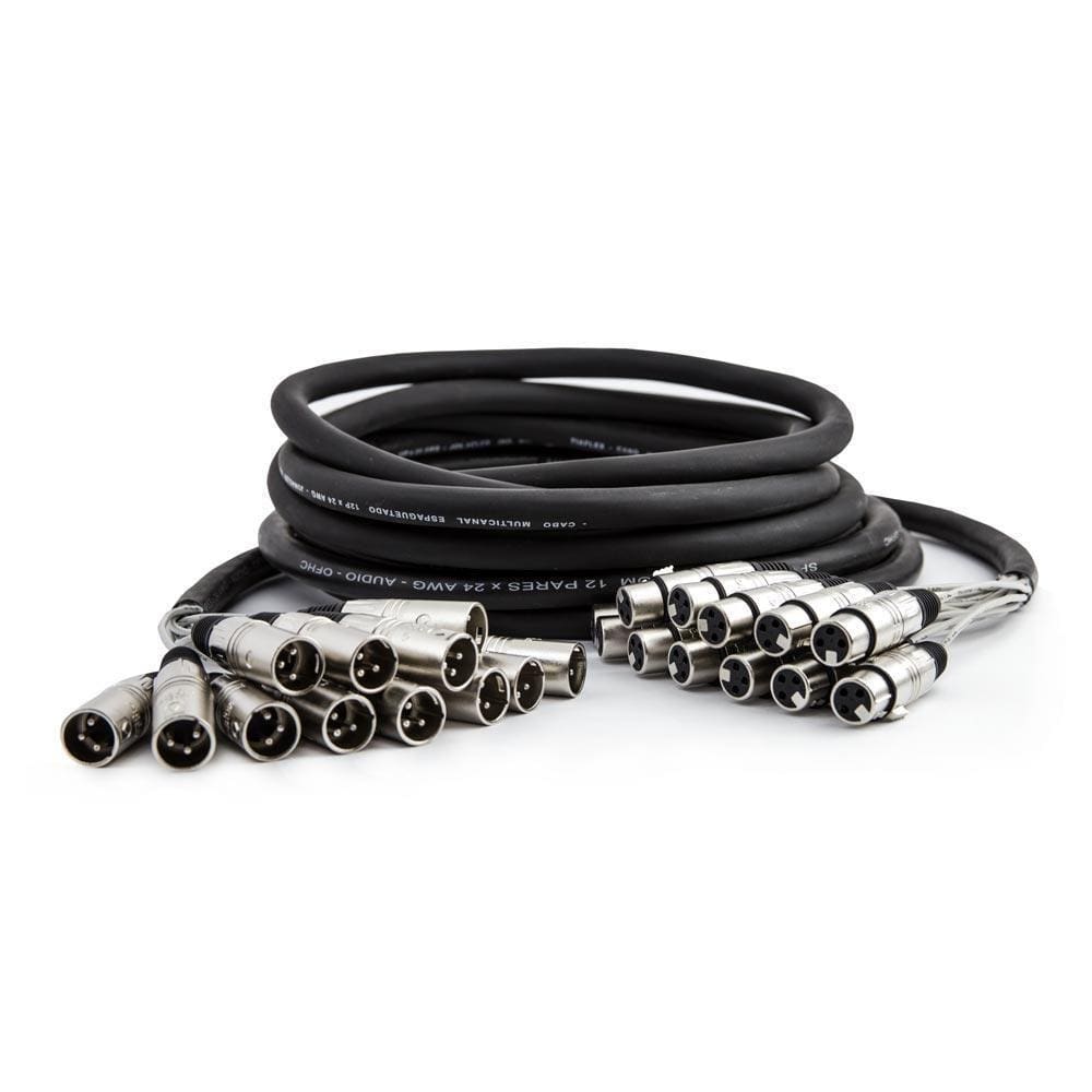 Multicabos Xlr 12 Vias Santo Angelo - 30 Mt