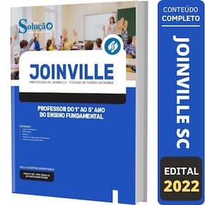 Apostila Concurso Joinville Sc - Professor Do 1º Ao 5º Ano