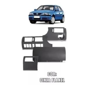 Moldura Painel Gol Parati Saveiro G3 99 A 05 Cza Flanel Kit