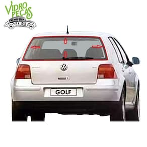 Borracha Vidro Traseiro Vigia Golf 2000 Em Diante