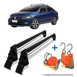 Rack De Teto Bagageiro + 2 Cintas Virtus Ano 18/22