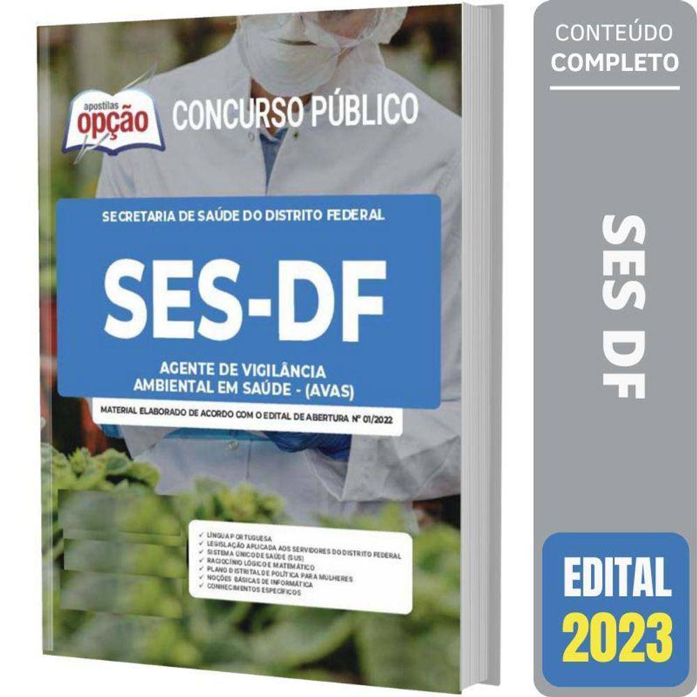 Apostila Ses Df - Agente De Vigilância Ambiental Em Saúde