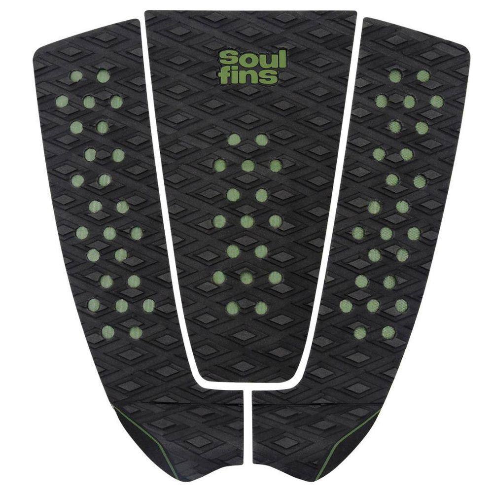 Deck Surf Antiderrapante - Soul Fins Pró Verde/Preto 24