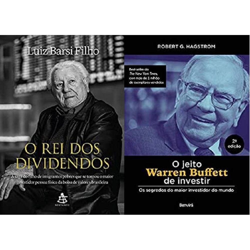 Kit 2 Livros O Rei Dos Dividendos + O Jeito Warren Buffett