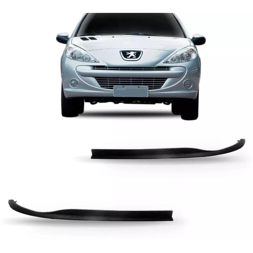 Saia Spoiler Bigode Parachoque Peugeot 10 Par