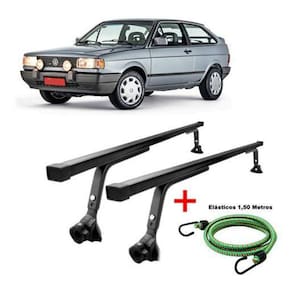 Rack Teto Vhip Universal Carros Com Calha 1 Elastico Corda