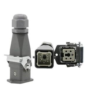 Tomada Multipolar 5 Polos  4+1  10A 250Vca / Macho E Fêmea