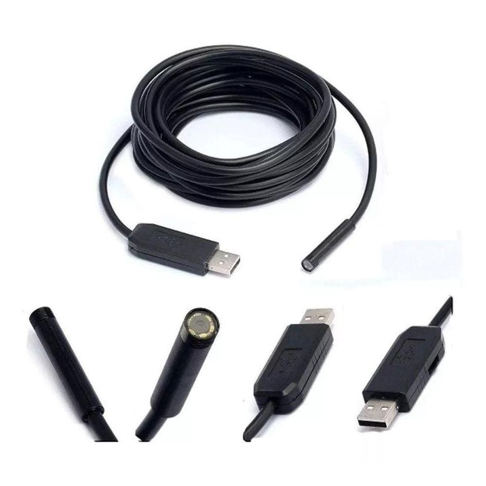 Endoscópio / Endoscopia Automotiva Usb 2M E 7Mm