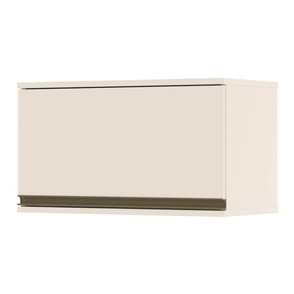 Armário Aéreo 1 Porta Basculante 60cm Connect Off White - Móveis Henn