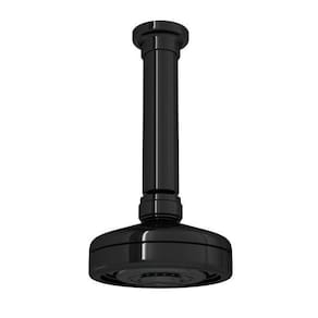Chuveiro Com Tubo De Teto Deca Acqua Plus Black Noir 1990.Bl