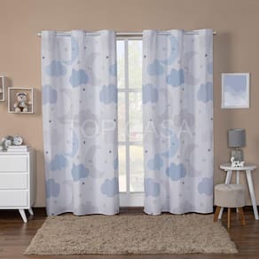 Cortina Quarto Infantil/Criança Unicórnio Baby 3.00X2.20