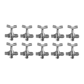 Kit 10 Regulador Gás Registro De Baixa Pressão Industrial