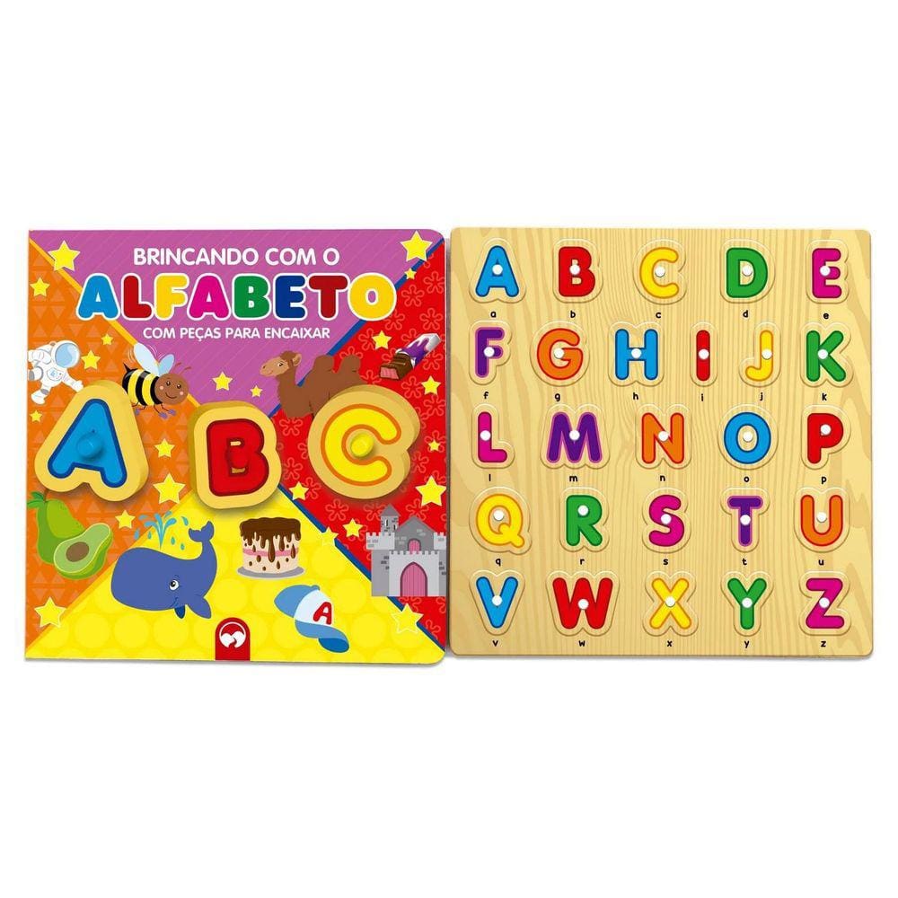 Peças Para Encaixar - Brincando Com O Alfabeto