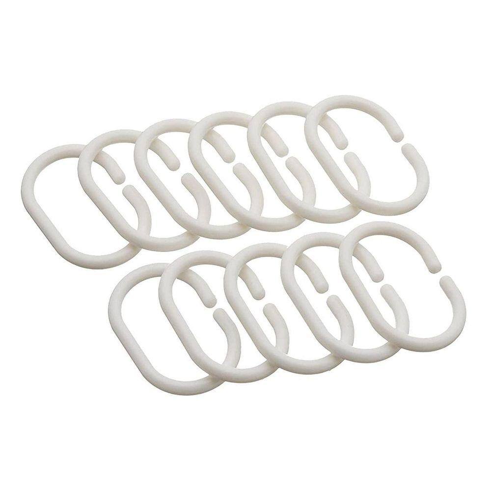 2 Cortina Box Banheiro Branca Pvc Antimofo Resistente