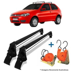 Rack Teto Bagageiro + 2 Cintas Fiat Palio 2 Ptas 1996 A 2012