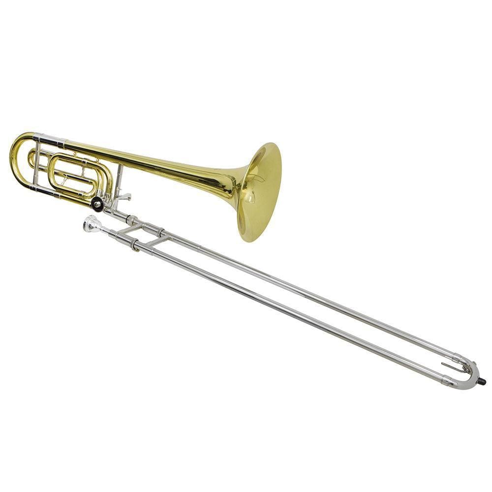 Trombone De Vara Com Rotor Tb 200Vr Laqueado Dourado Com Ca