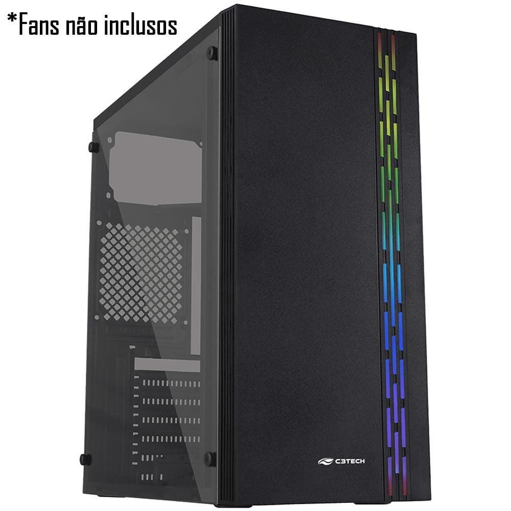 Gabinete Gamer Mt-G230Bk S/Fonte C3Tech