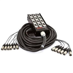 Medusa 8 Vias Com Conectores Xlr Neutrik - 35 Metros