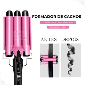 Modelador De Cachos Ondulador Cacheador Modeladora D Cabelos