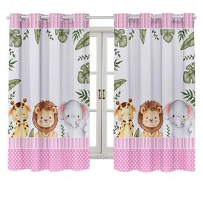 Cortina Estampada 200X150 Quarto Infantil Bebê Menina Menino