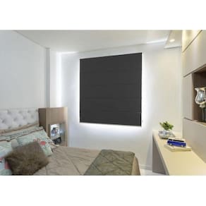 Persiana Cortina Blackout Romana 1,40L X1,50A Veda Luz 100%