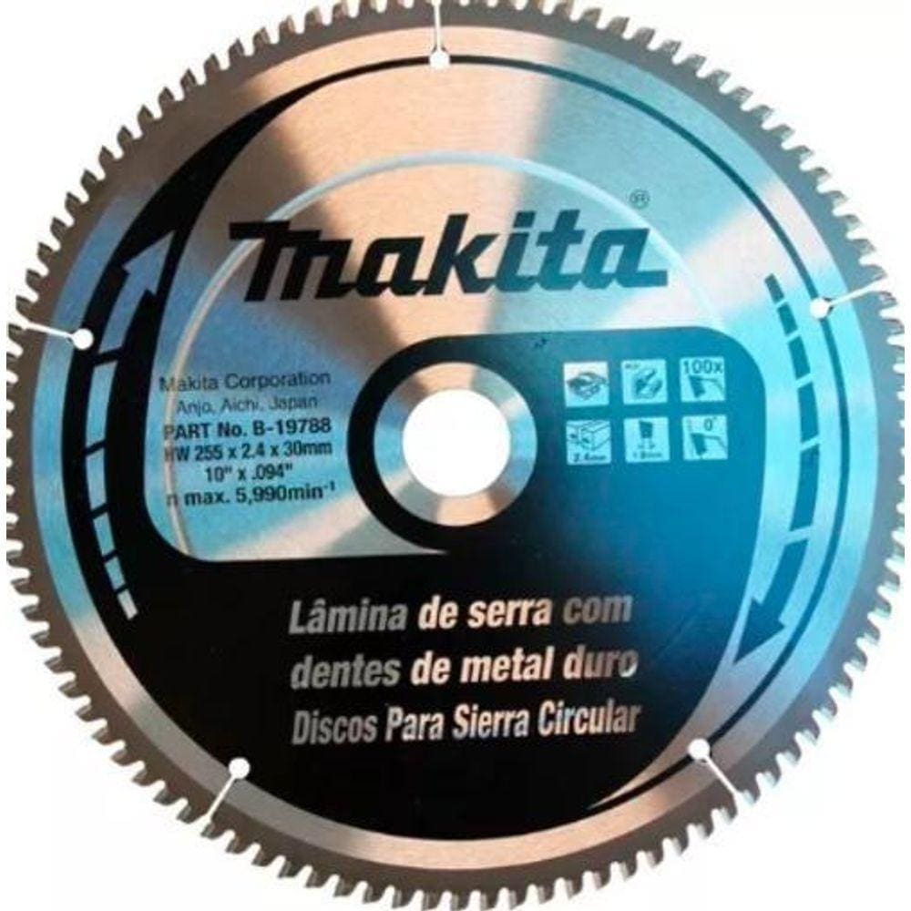 Disco De Serra Makita B-19788 Aluminio