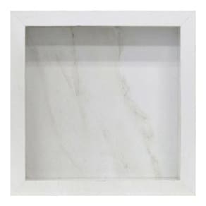 Nicho Para Banheiro Deluxe - Marmorizado Polido - 30X30X10Cm
