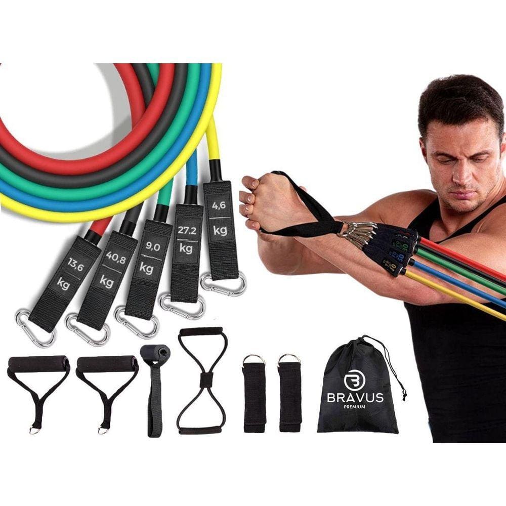 Kit Tubing Premium Extreme Elástico Extensor Carga Máxima