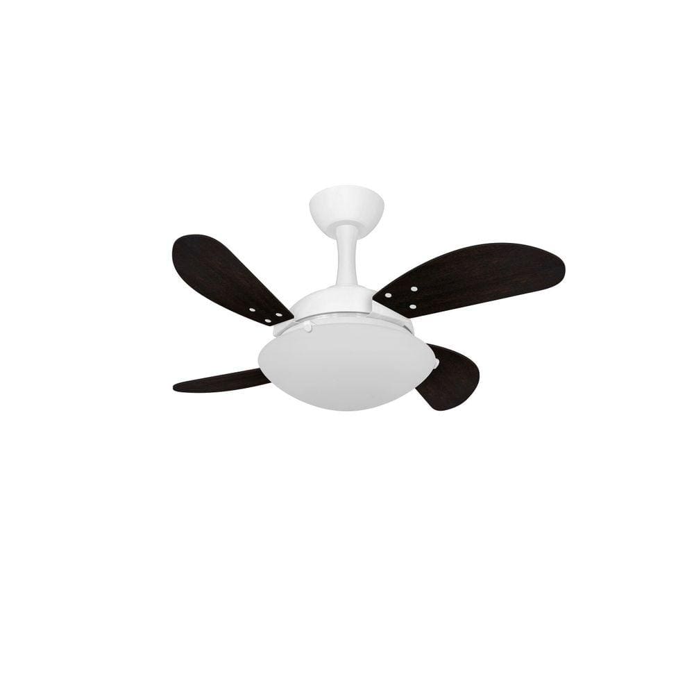 Ventilador Teto Potente Sala Mini 4 Pás Tabaco Ventax 220V