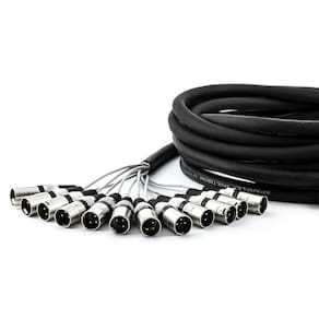 Multicabos Xlr 12 Vias Cirilo Cabos - 25 Mt