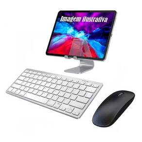 Suporte Para Tablet Amazon Fire Hd8 + Mini Teclado + Mouse