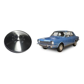 Calota 1 Peça Corcel Belina 1977 Metal Cromada