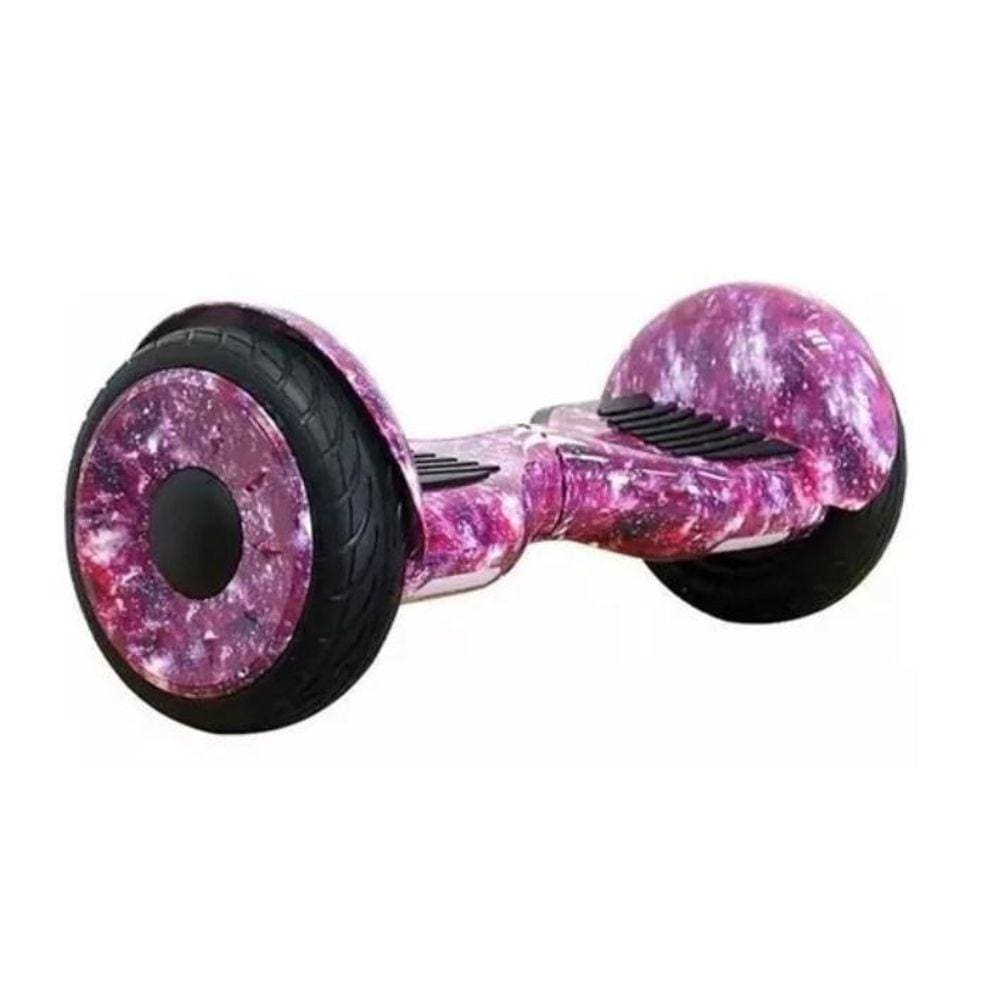 Hoverboard 10 Polegadas Roxo Galáxia  Skate Elétrico