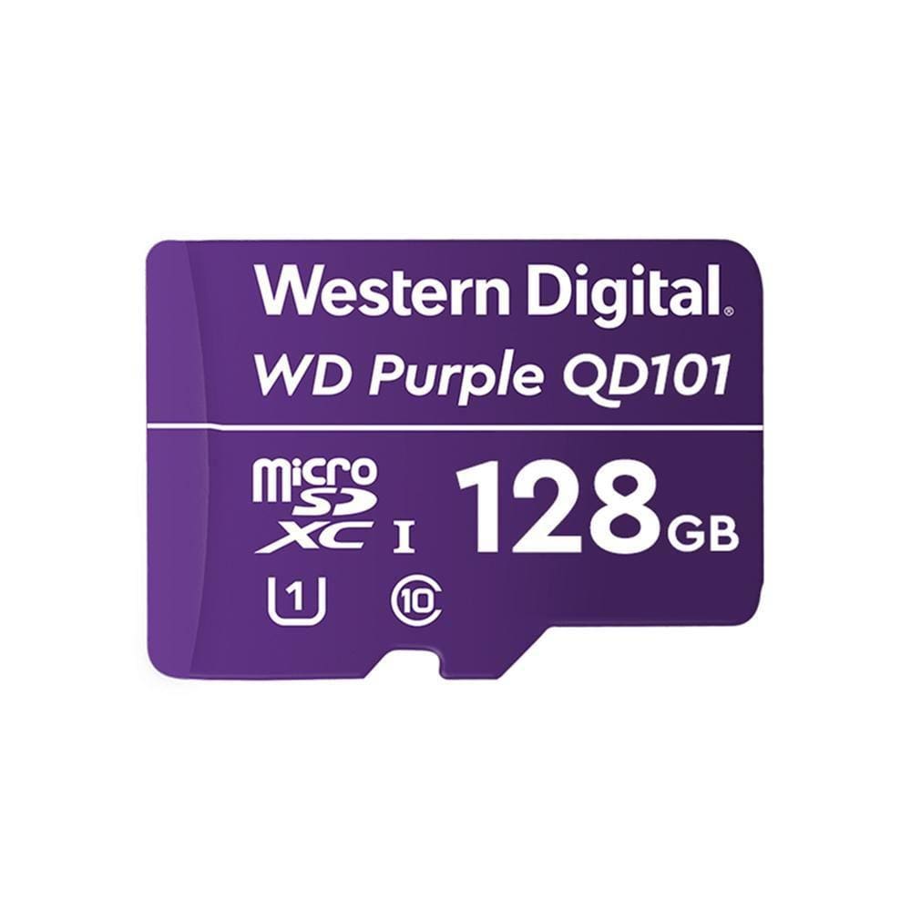 Cartao Micro Sd 128Gb Wd Purple Class 10Uhs-I