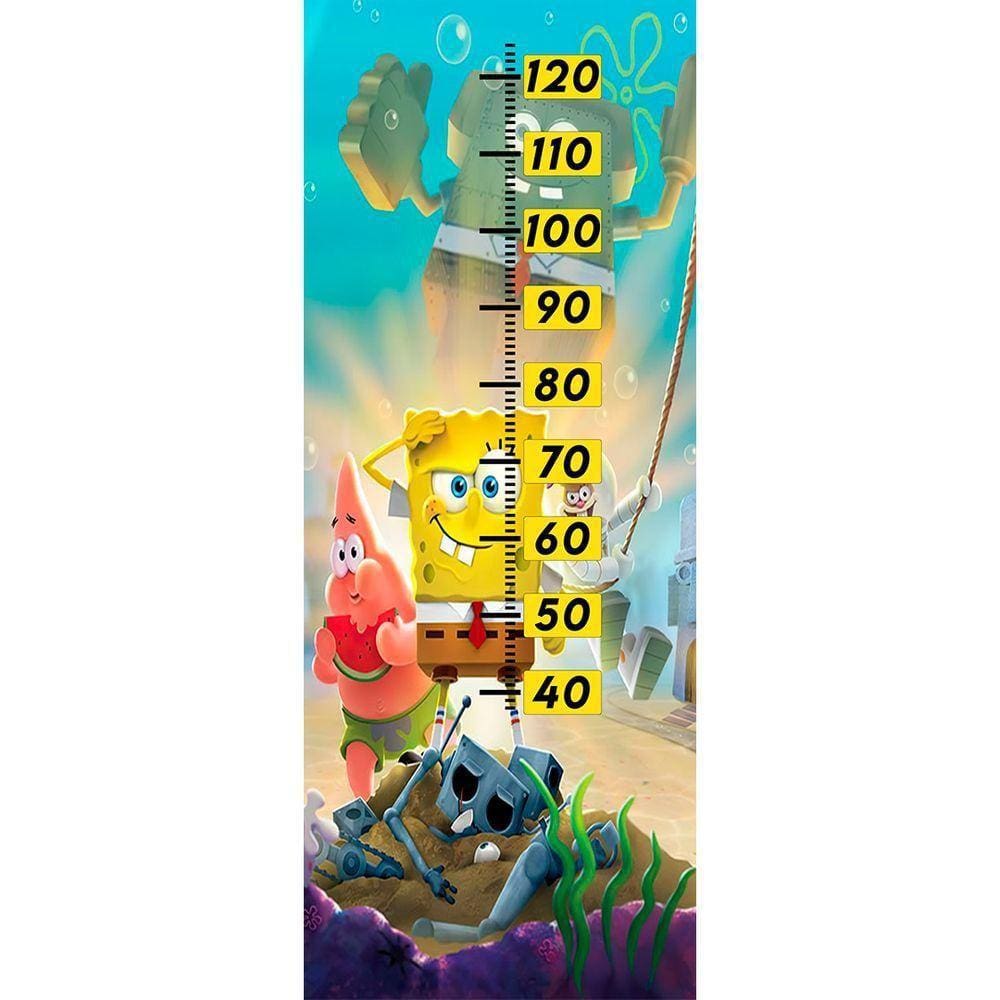 Régua De Crescimento Bob Esponja