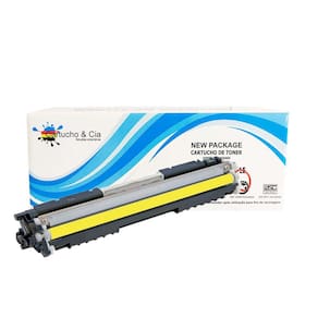 TONER COMPATÍVEL COM HP CF352A UNIVERSAL 130A M176N M177FW M176 M177 1.000 Páginas Cartucho & Cia