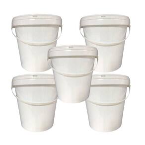 Balde 3L Alça Plast P Manteiga - 5 Pçs