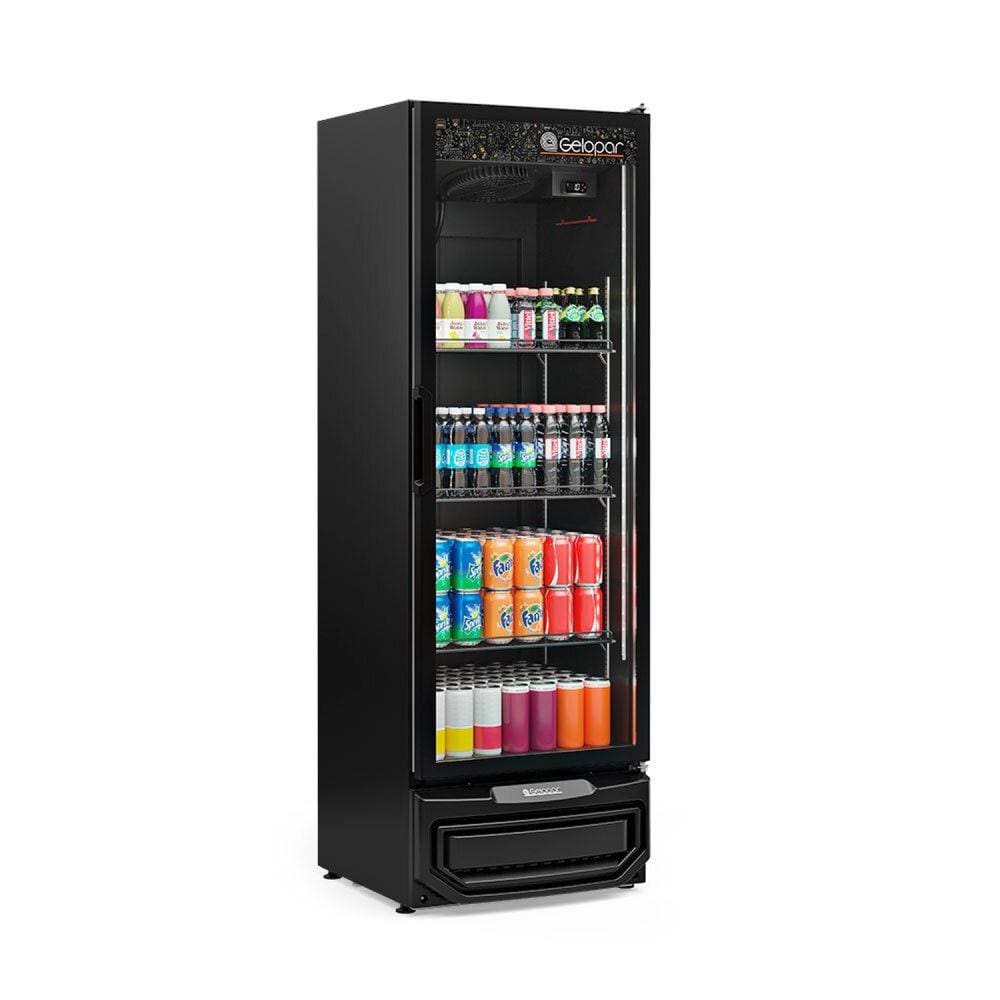 Refrigerador Vertical 220V Grv-45 ECO PR Gelopar Preto