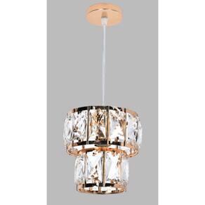 Pendente Cristal Dourado 14cm 1E14