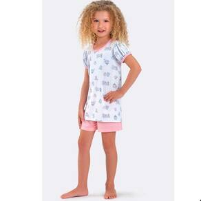 Pijama Manga Curta Estampado Dedeka Ref:21101 10/16