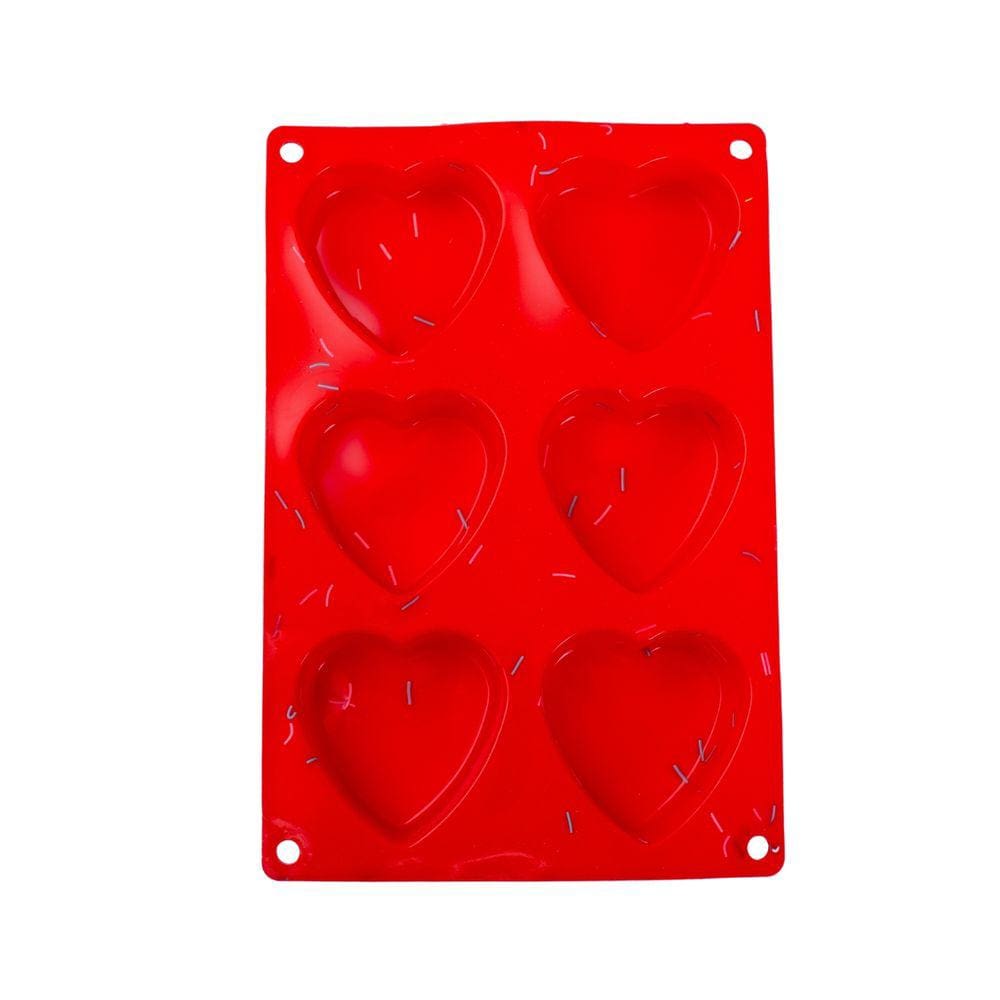 Forma de silicone para bolinho coração - Oikos