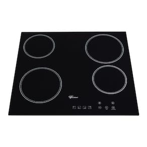 Fogão Cooktop Fischer 4Q Elétrico Mesa Vitrocerâmica Touch 220V Preto